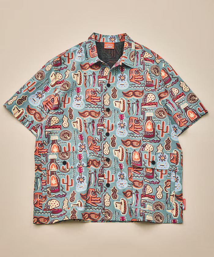 FREAK'S STORE for BEACH & FES Recycled Nylon Short Sleeve Shirt