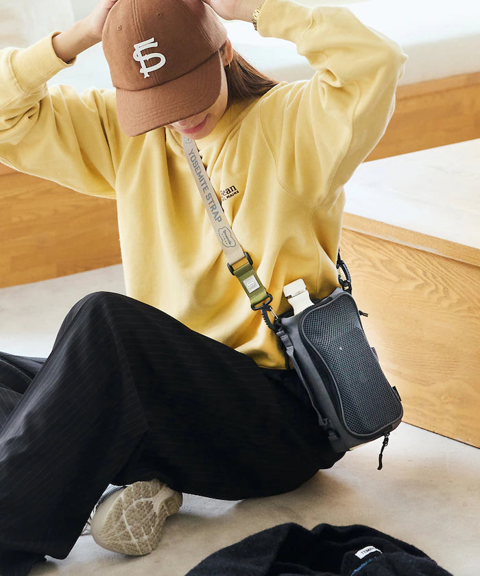 BOTTLE ROLL 3WAY POUCH【Bag Only】 - Charcoal Gray