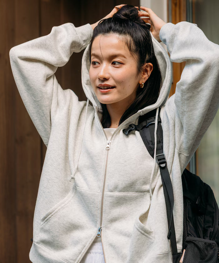 Relaxed Fit Zip-Up Hoodie 【Limited Edition】