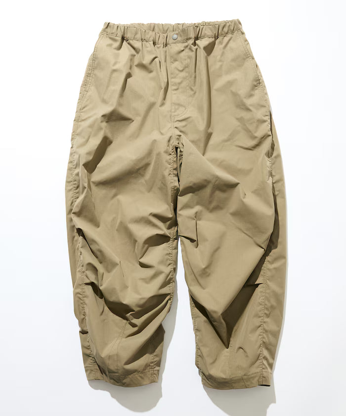Quick Dry Fabric Wide Silhouette Poly Rip Cross Military Circus Pants/UV Cut/Quick Dry 【Limited Edition】