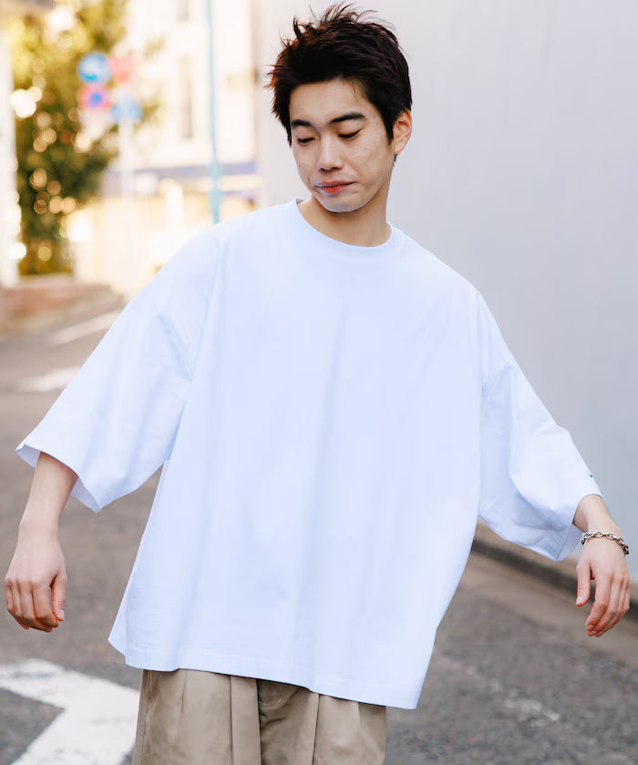 Big Silhouette One Point Crew Neck T-Shirt / Wide Silhouette [Limited Edition]