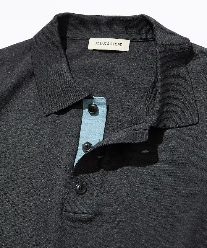 Relax Fit Relax Fit Cool Touch Color Block Knit Polo Shirt [Limited Edition]