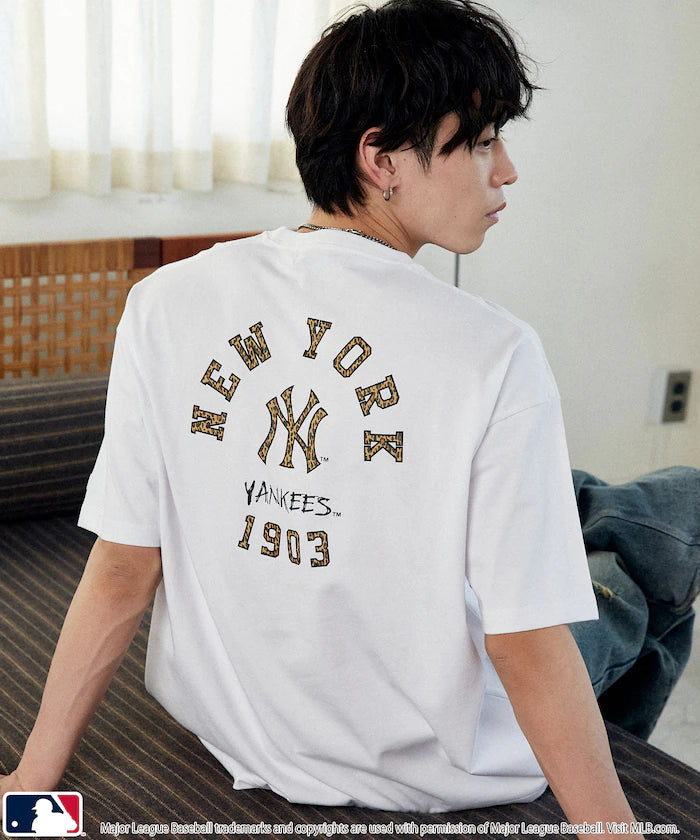 Limited Edition MLB Leopard Print Logo T-Shirt
