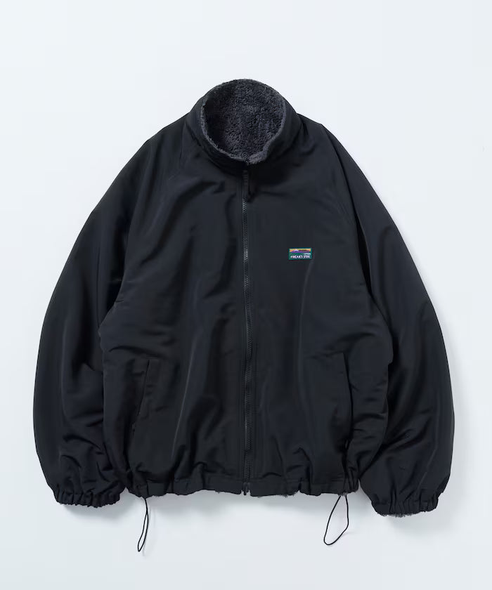 Relaxed Fit Nylon Fleece Reversible Stand Blouson [Limited Edition]