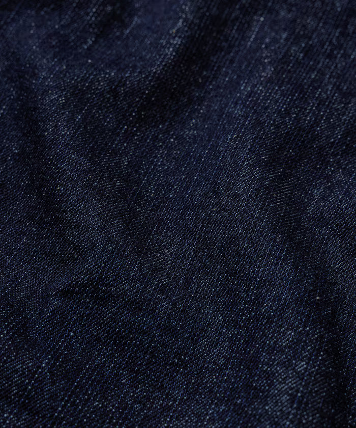 Wide Silhouette Curve Denim Pants One Wash