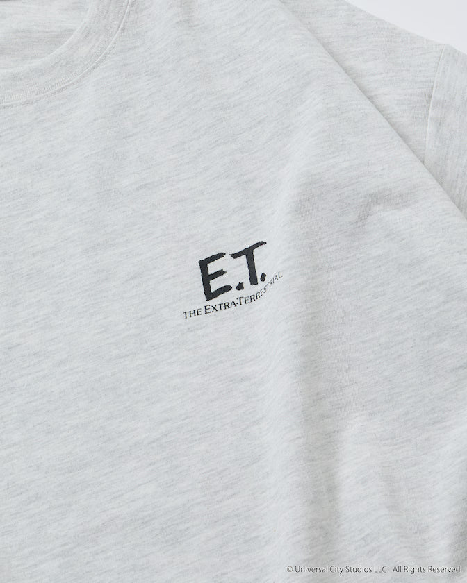 E.T. Big Silhouette Back Print Crew Neck T-Shirt Limited Edition