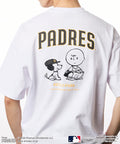 PEANUTS x MLB Exclusive Big Silhouette Back Print T-Shirt / PADRES 【Limited Edition】 - White