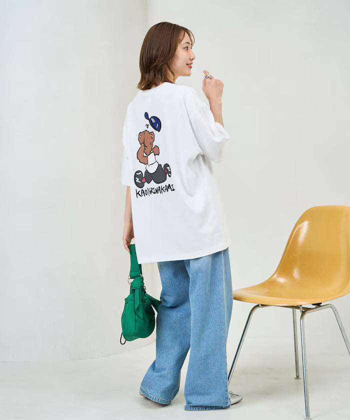 [Sales start on May 22 at 12:00] kaoyorinakami × FREAK'S STORE / Kaoyorinakami limited edition Hashiri Punch Bear Tee