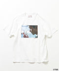 [March 13, 12:00 release] TBS drama 'Keizoku' collaboration 'MAYAMA' front print short sleeve crew neck T-shirt B - White
