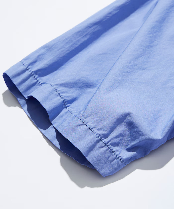 Magazine Pocket Chain Stitch Open Collar Shirt