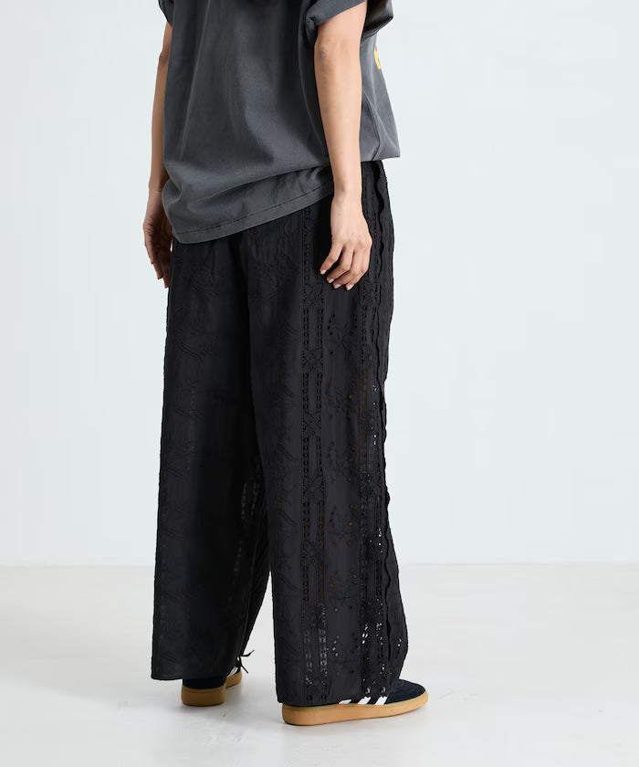 Cutwork Embroidered Easy Pants
