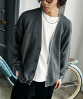 Color Knit Cardigan [Limited Edition] - Gray