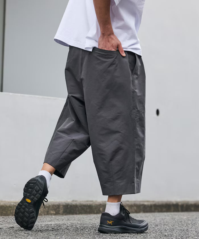 Limited Release Drymix(R) Dry Mix Wide Silhouette Tuck Three Quarter Pants Quick Dry UV Cut