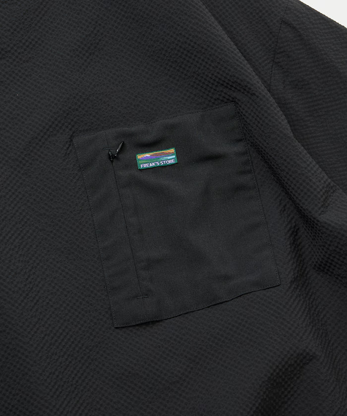 Limited release AiRide Air Ride Relax Fit Mult-material Pocket Seersucker Pullover Top Quick-drying UV Protection