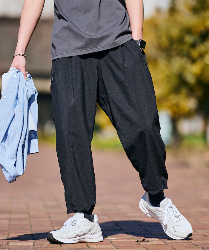 AiRide/Air Ride Semi-Wide Silhouette Cropped Easy Pants/Pocketable/Quick-Dry/UV Cut 【Limited Edition】