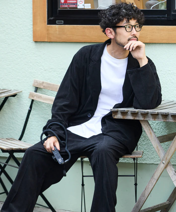 Relax Fit Corduroy Setup / Tailored Jacket / Wide Pants 【Limited Edition】