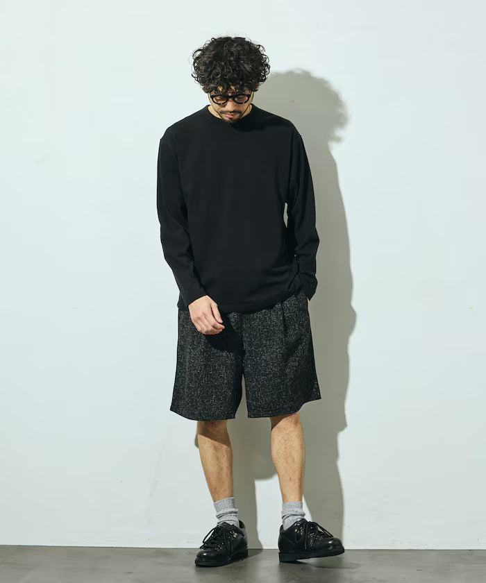 Summer Tweed Easy Wide Shorts / Compatible with Setup