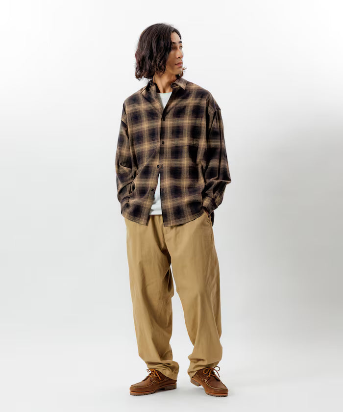 Relax Fit Relax Fit Ombre Check Flannel Shirt [Limited Edition]