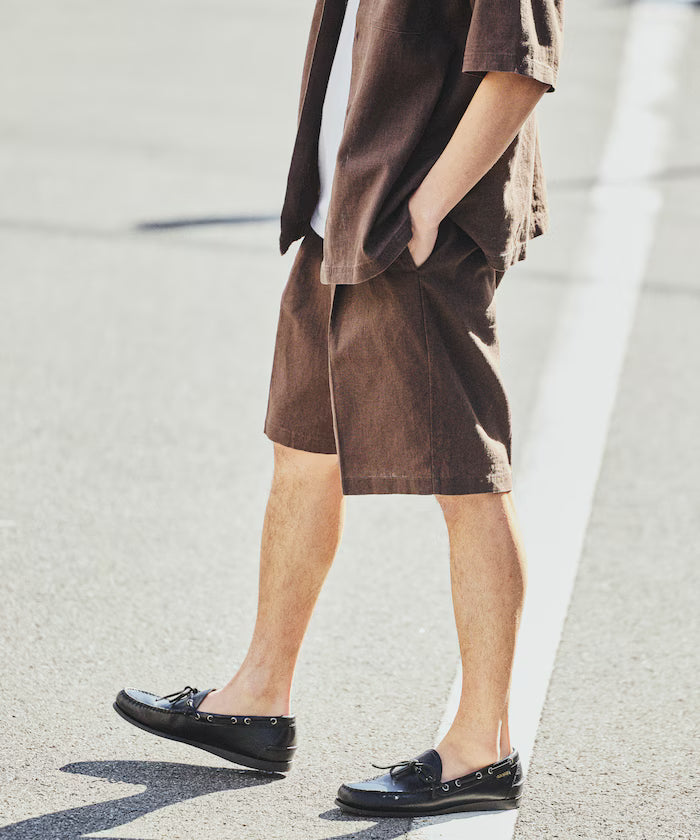 LINEN COTTON EASY SHORT PANTS