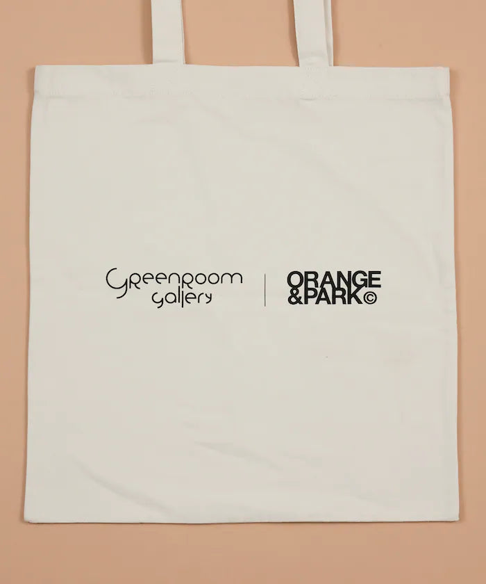 GREENROOM GALLERY × FREAK'S STORE / Greenroom Gallery Exclusive Orange&Park Tote Bag