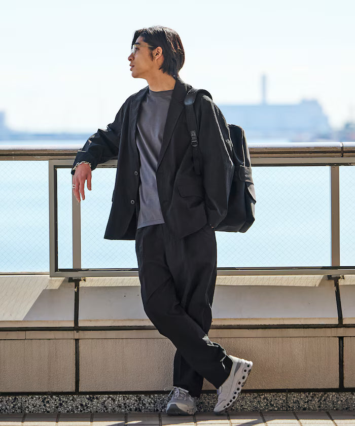 AiRide/AiRide Relax Fit Seersucker Setup/Tailored Jacket/Wide Slacks/Quick Dry/UV Cut 【Limited Release】