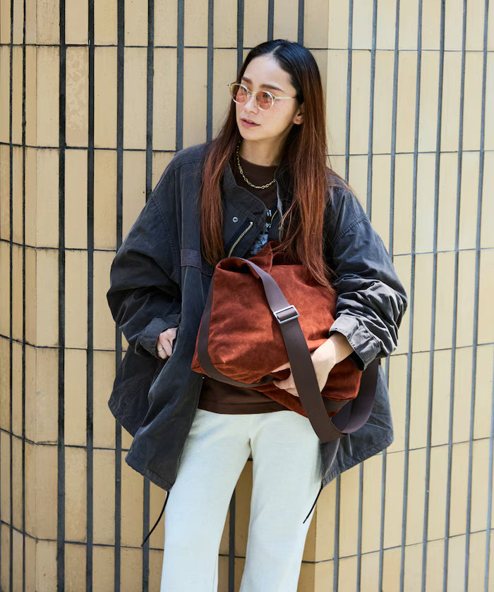 Custom ECO SUEDE SHOULDER BAG Eco Suede Shoulder Bag