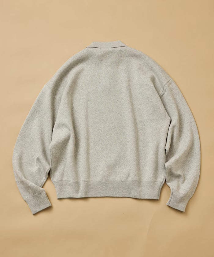 Relax Fit Relax Fit Sweat-like Polo Collar Knit [Limited Edition]