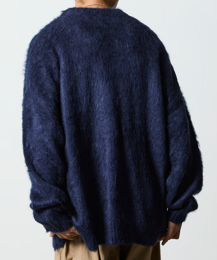Relaxed Fit Crew Neck Pullover Shaggy Knit [Limited Edition]