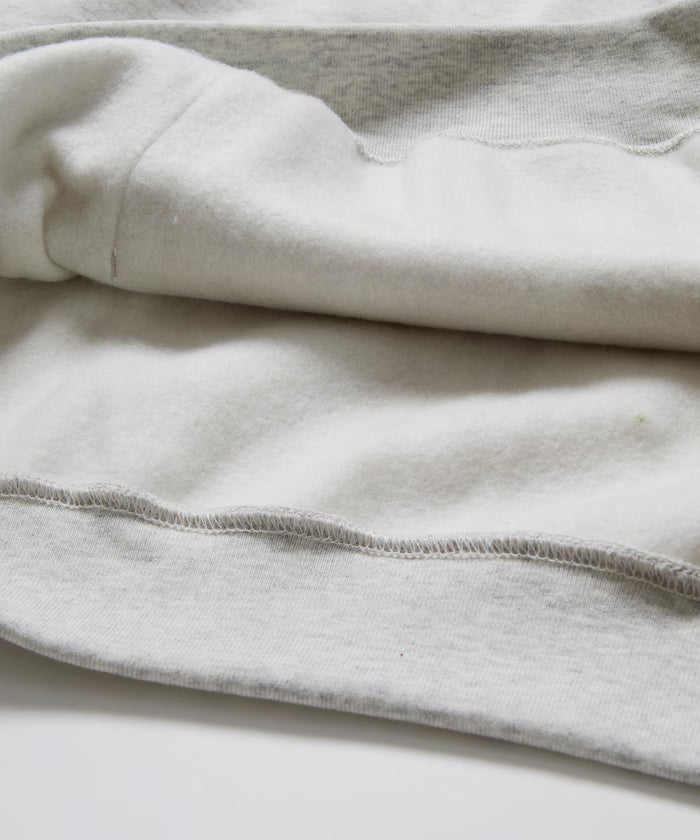 Big silhouette one-point logo pullover hoodie/hem cord/back brushed 【limited edition】