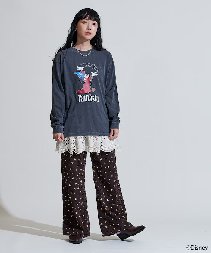 [DISNEY FANTASIA] Big Front Print Long T