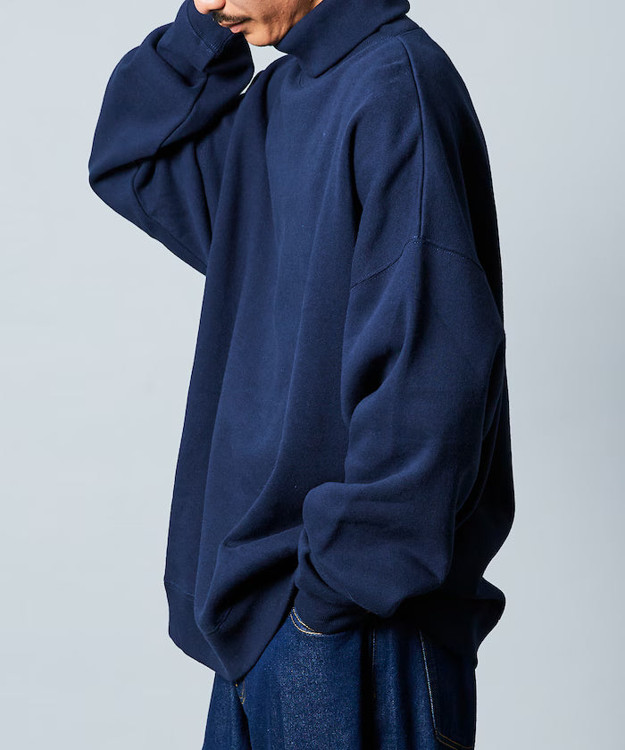 12oz Heavyweight Big Silhouette Turtle Neck Sweatshirt [Limited Edition]