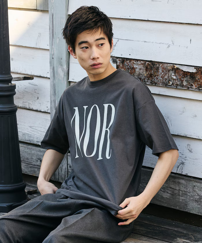 Big Silhouette Print Crew Neck T-Shirt / NOR 【Limited Release】