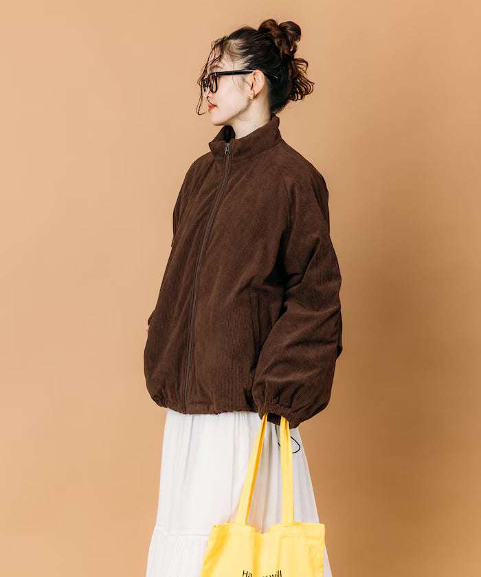 Relaxed Fit Corduroy Mid Padding Stand Blouson [Limited Edition]