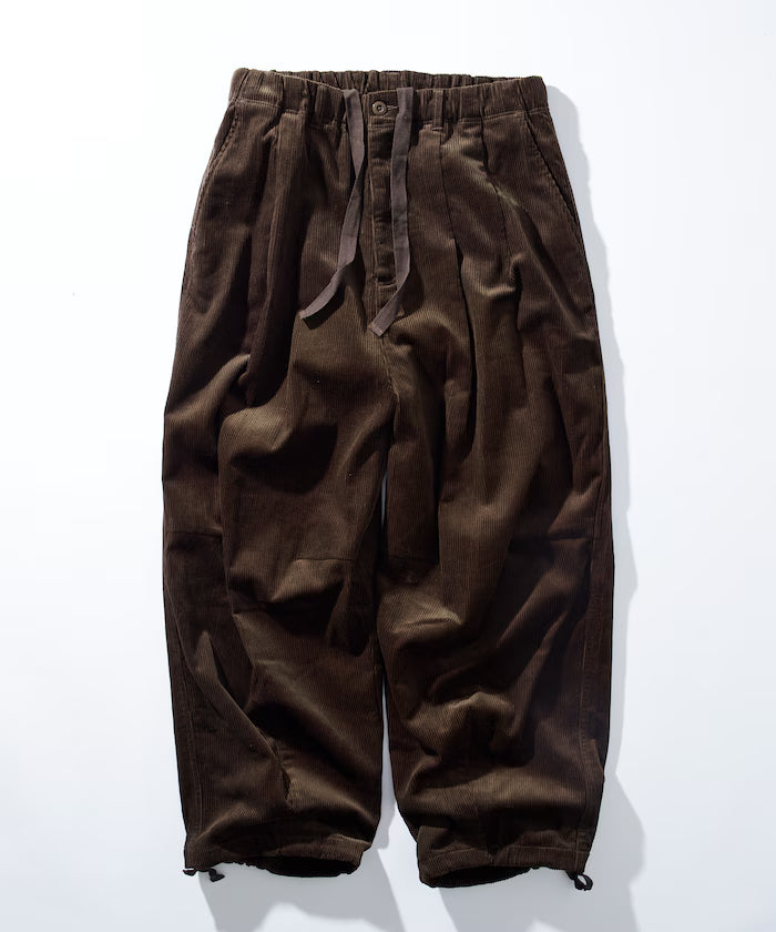 Wide Silhouette Corduroy Military Circus Pants / Snow Pants 【Limited Edition】