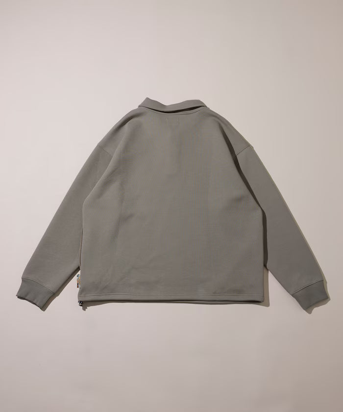 Big Silhouette Spindle Cardboard One Point Logo Polo Color Sweat