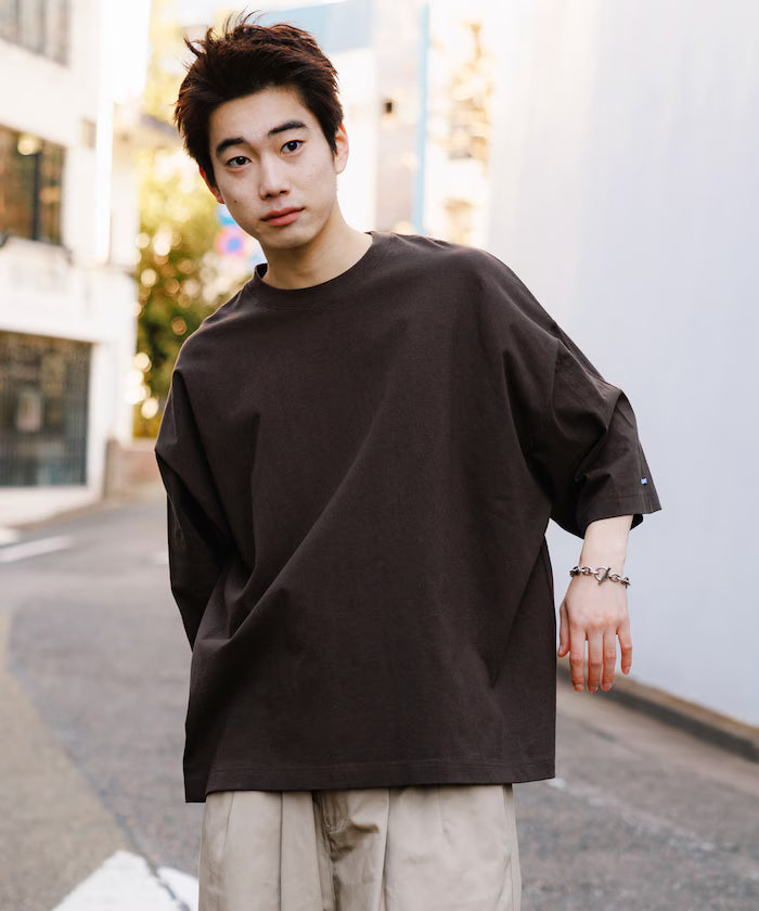 Big Silhouette One Point Crew Neck T-Shirt / Wide Silhouette [Limited Edition]