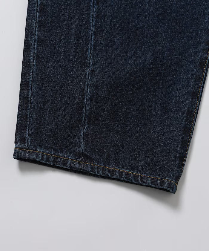 [March 11, 12:00 release] Heart Studs Curvy Denim / Wide Silhouette