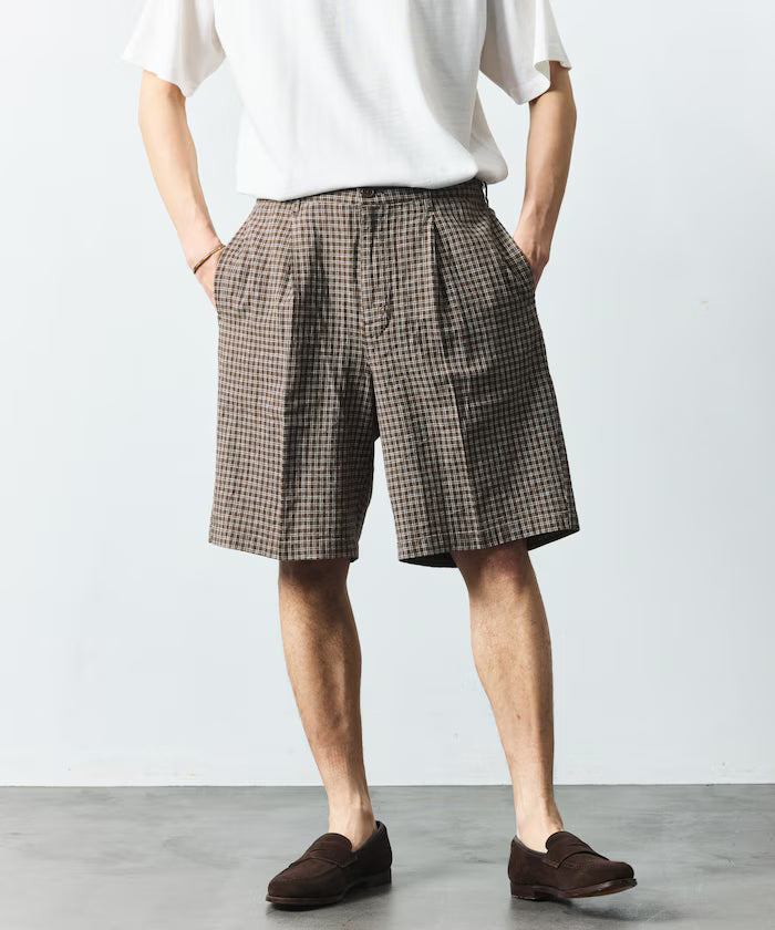 LINEN COTTON EASY SHORT PANTS