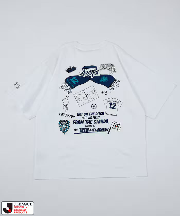 [Launch on May 15 at 12:00] J.LEAGUE × FREAK'S STORE Exclusive SUPPORTERS SHORT SLEEVE TEE [Avispa Fukuoka]