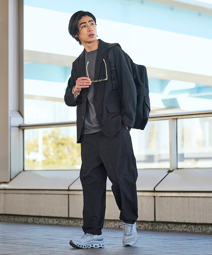 AiRide/AiRide Relax Fit Seersucker Setup/Tailored Jacket/Wide Slacks/Quick Dry/UV Cut 【Limited Release】