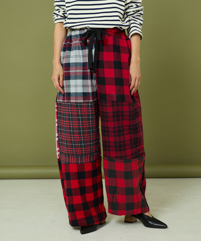 Flannel Check Easy Pants