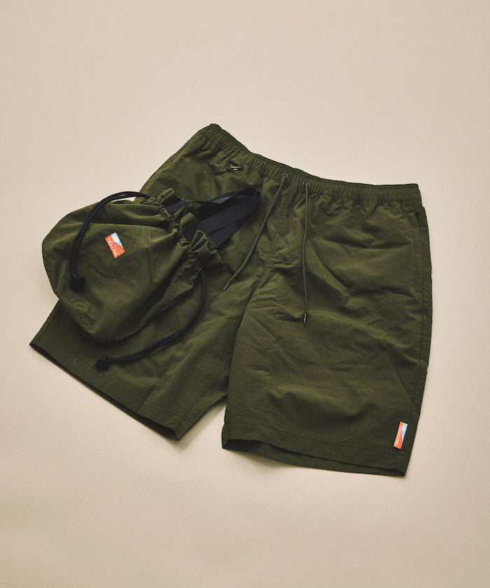 Relaxed Fit Recycled Nylon Easy Shorts
