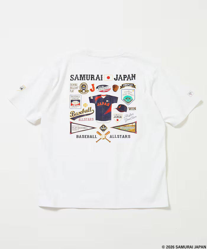 [March 5, 12:00 Release] SAMURAI JAPAN x FREAK'S STORE Limited Edition GRAPHIC TEE