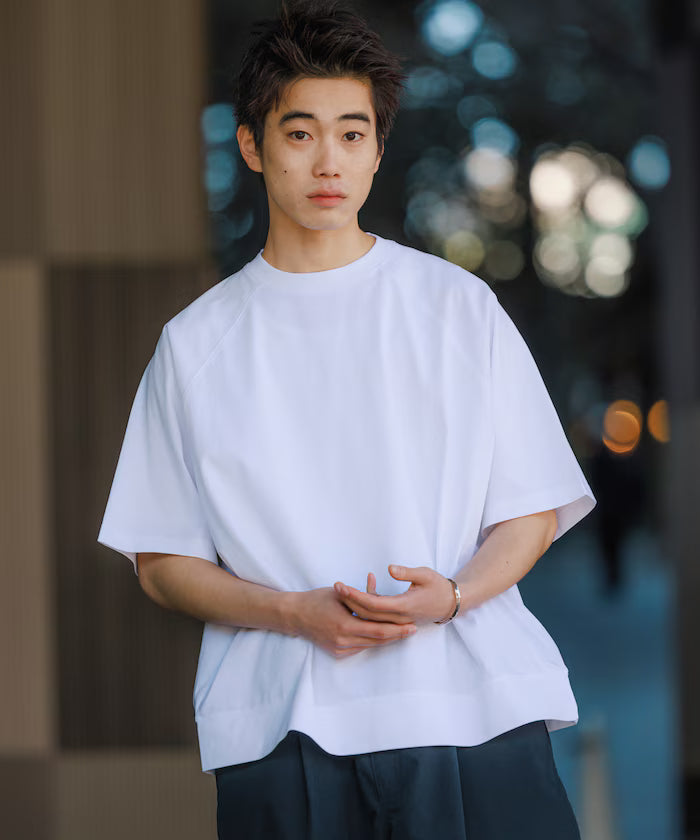 STORATECH/Stratech Lightweight Wide Silhouette Raglan T-Shirt/Antibacterial/Odor Resistant/Antimicrobial/UV Cut/Contact Cooling Moisture-Wicking 【Limited Edition】