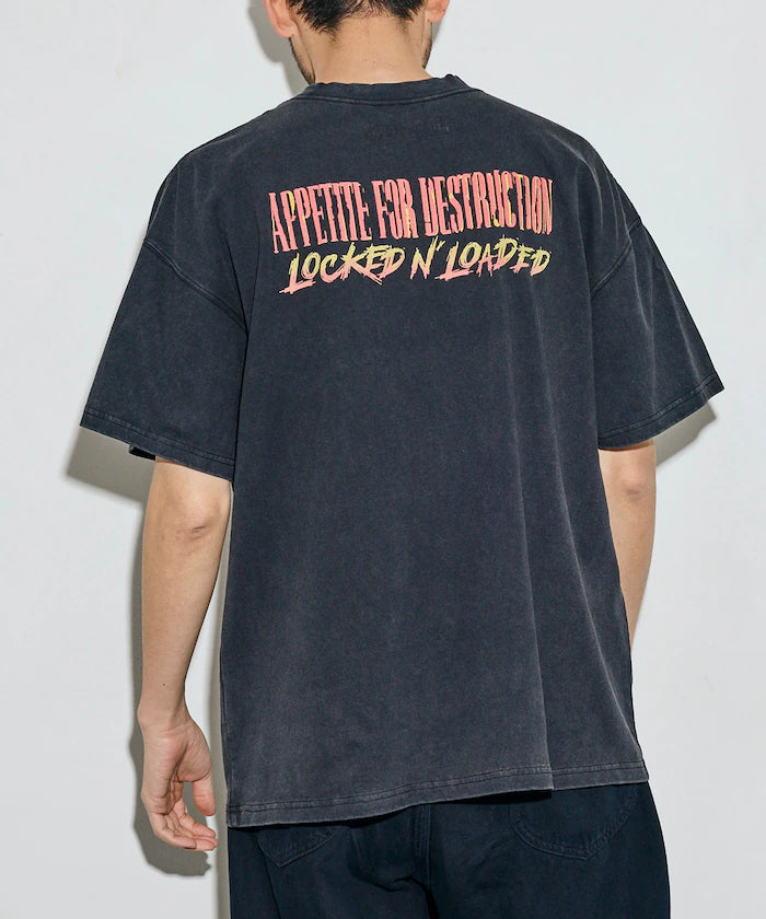 【EXCLUSIVE】GUNS N ROSES Guns and Roses Front Print Crew Neck T-Shirt