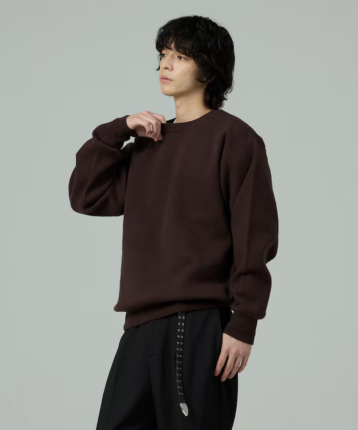 Sweat-like Crew Neck Knit