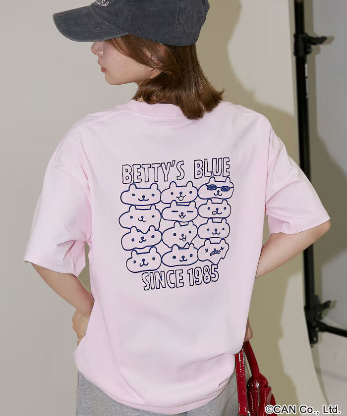 BETTYS BLUE Back Print T-Shirt Limited Edition - Pink