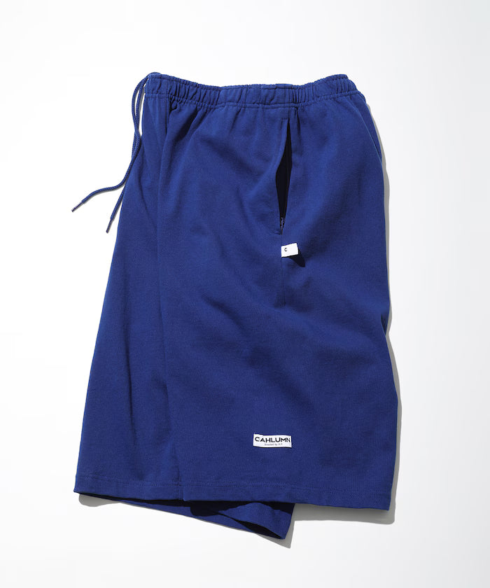 Heavy Weight Jersey Gym Shorts - Blue