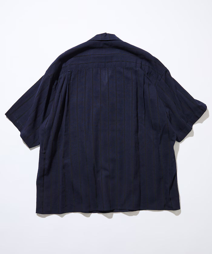 Relax Fit Relaxed Fit Shadow Stripe Open Color Shirt [Limited Release]