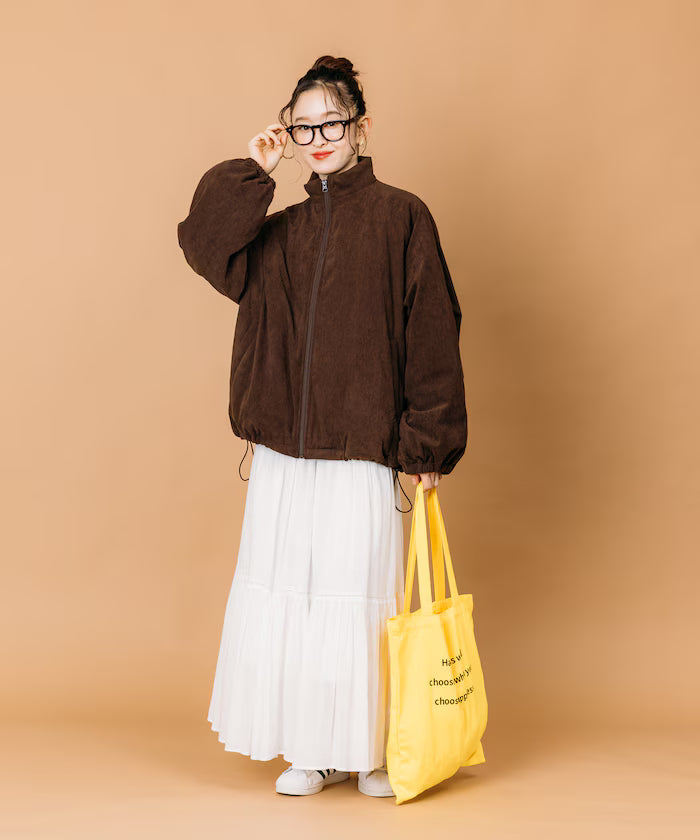 Relaxed Fit Corduroy Mid Padding Stand Blouson [Limited Edition]